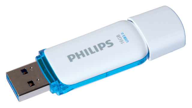 Philips - USB Stick 3.0 Snow Edition Ocean Blue 16GB