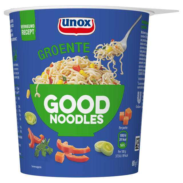 Unox - Good noodles groenten cup | 8 stuks