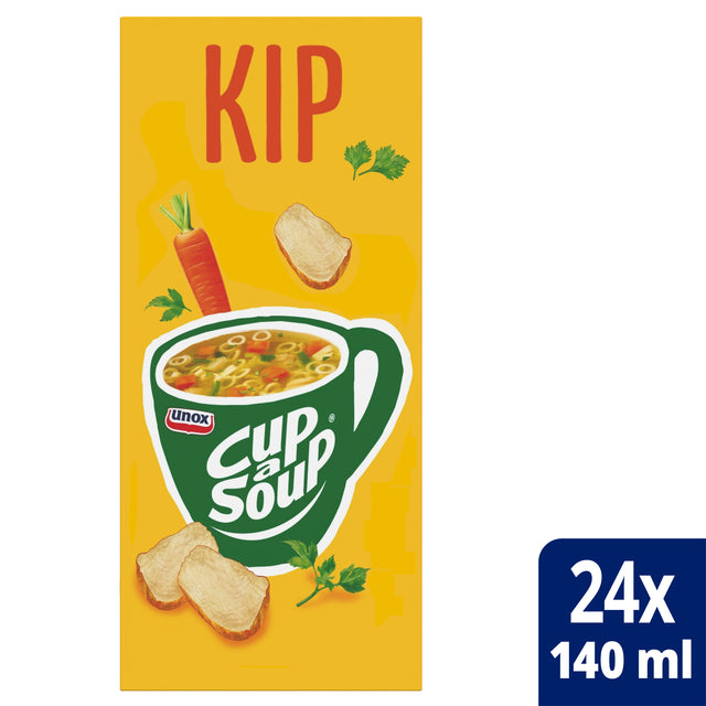 Unox - Cup-a-soup kip 140ml | 4 stuks