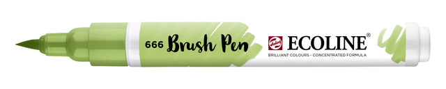 Talens - Brushpen ecoline 666 pastelgroen | 3 stuks