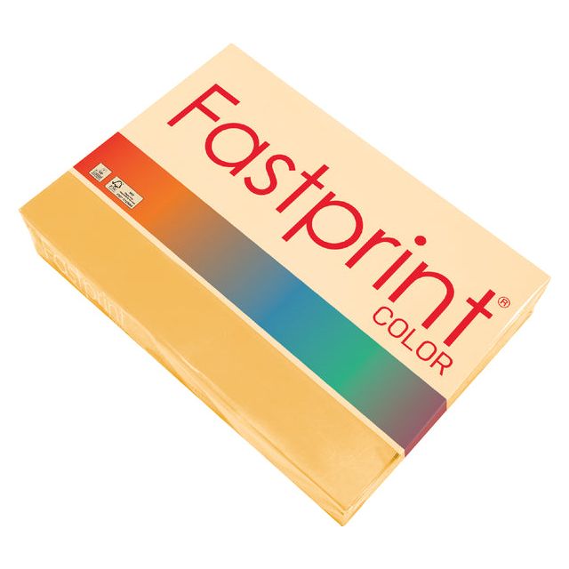 FASTPRINT - Papier Fastprint A4 160gr Golden Yellow | Pack von 250 Blättern