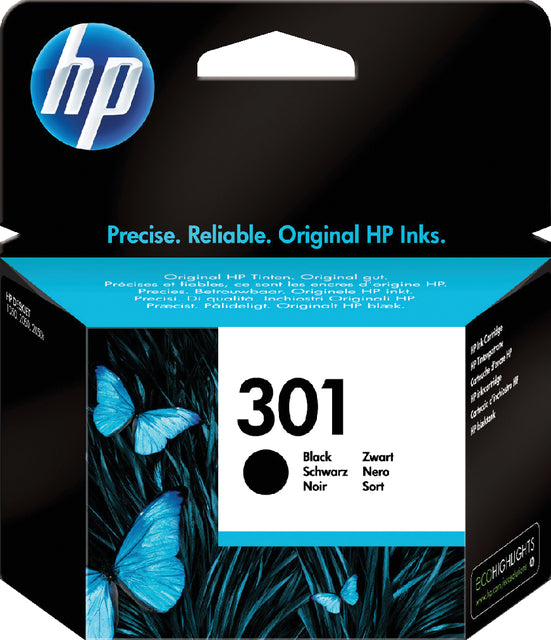 HP - Inkcartridge CH561EE 301 Schwarz