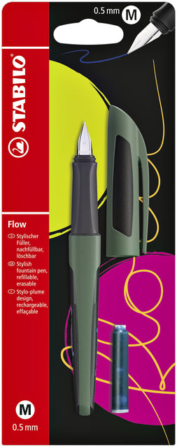 STABILO - Vulpen flow sporty m forest