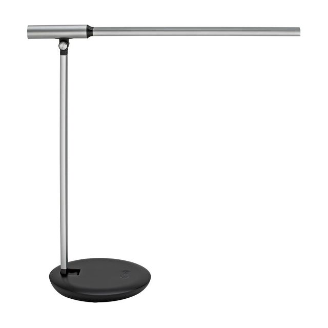 Maul - Bureaulamp Rubia Foot Dimmable Color Vario + Usbpoort Silver