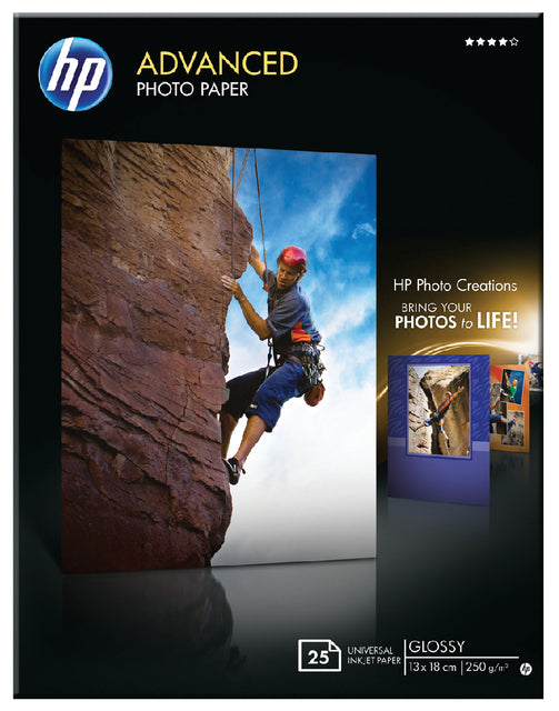 HP - Fotopapier hp q8696a 13cmx18cm 250gr glans