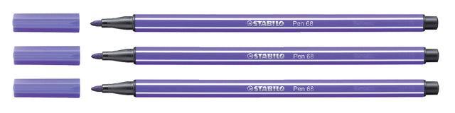 STABILO - Viltstift pen 68/55 m paars | 10 stuks