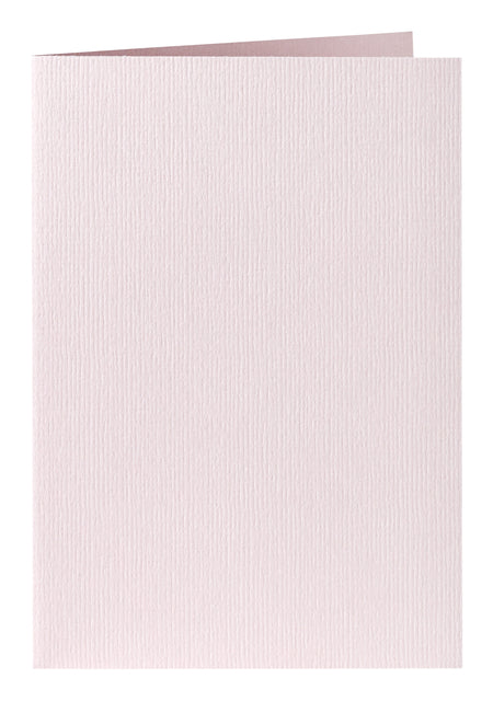 Papicolor - Carte de correspondance double 105x148 mm rose clair