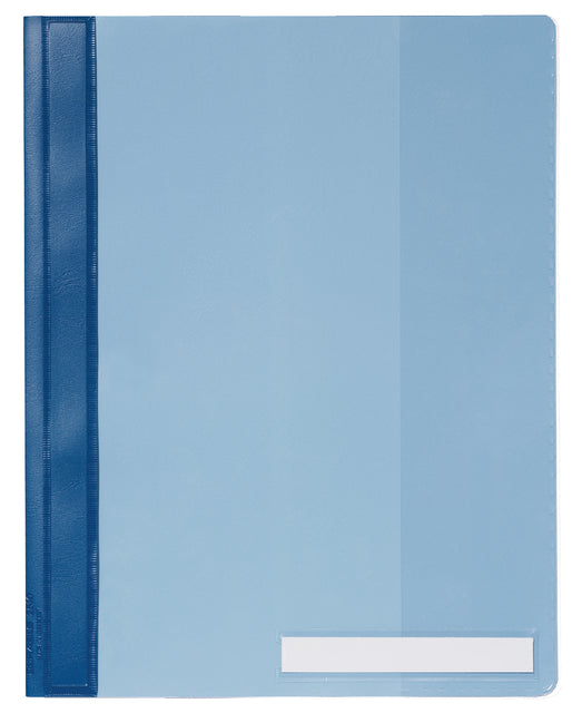 Langlebig - A4 PVC Fastrighter extra breit blau | 25 Stücke