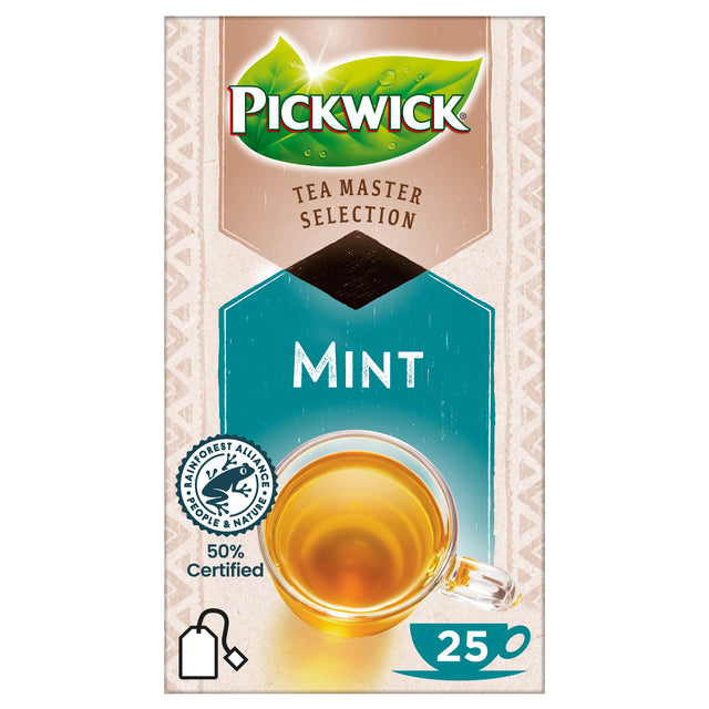 Pickwick - Tea Master -Auswahl Minze 25st | 4 Stücke