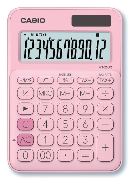 Casio - calculatrice MS -20UC rose