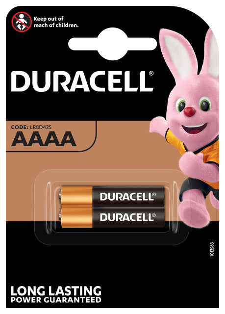 Duracell - batterijen Ultra Power AAAA, blister van 2 stuks