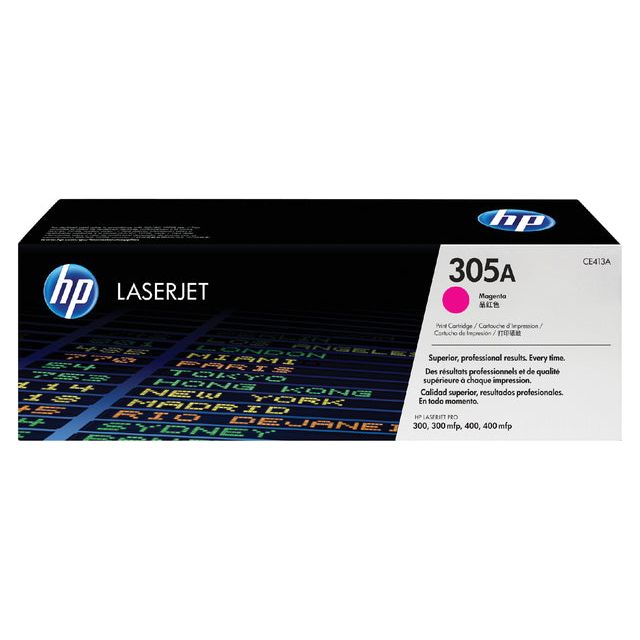 HP - Toner 305a, 2 600 Seiten, OEM CE413A, Magenta