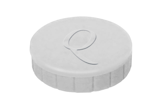 Quantore - aimant 20 mm 300gram blanc 10 pièces