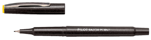 Pilot - Fineliner pilot razor point sw-10 pp f zwart | 12 stuks