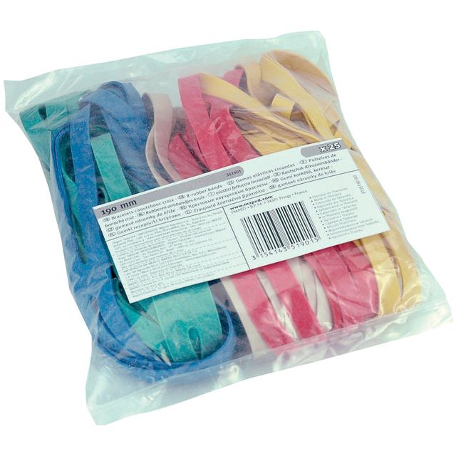 Mapte - X -Elastics 190 mm Couleurs d'assorti