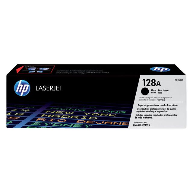 HP - Toner 128a, 2.000 Seiten, OEM CE320A, Schwarz