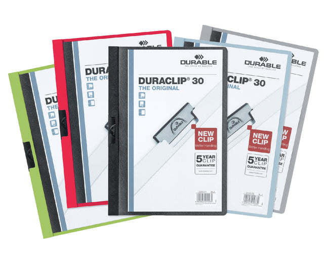 Durable - klemmap Duraclip Original 30 geassorteerde kleuren