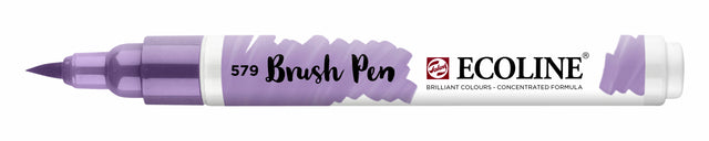 Talens - Brushpen ecoline 579 pastelviolet | 3 stuks