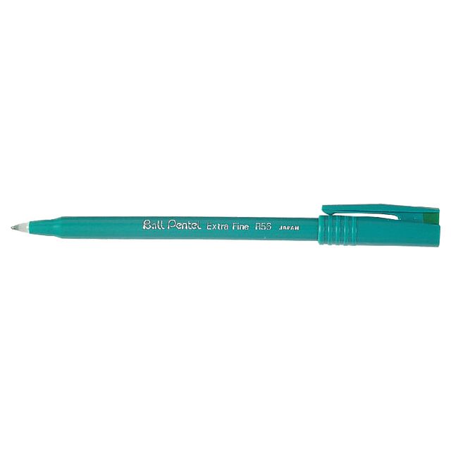 Pentel - Rollerpen  r56 f groen | 12 stuks