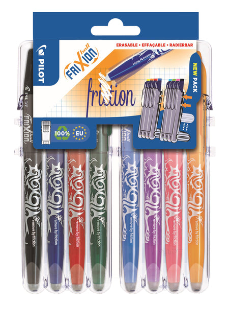 Pilot - Rollerpen pilot frixion bl-fr7 m set2go 8st ass