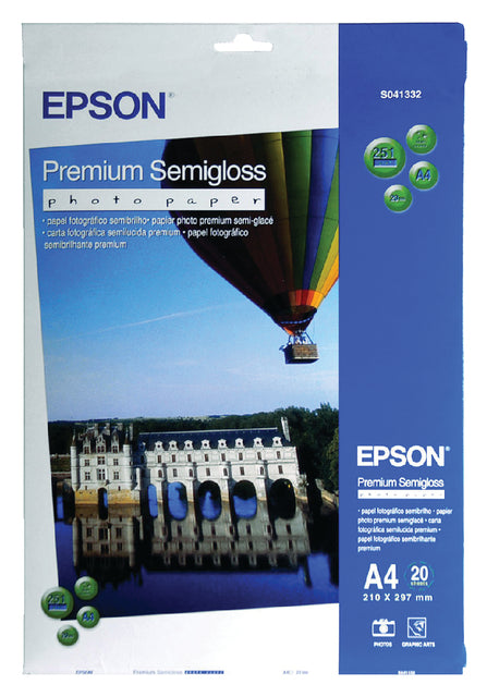 Epson - Inkjetpapier S041332 A4 mat 251gr 20vel