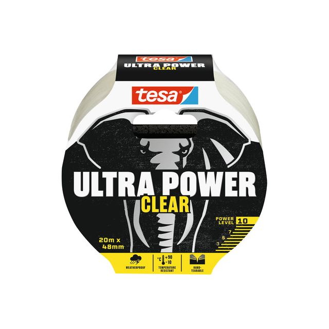 Tesa - E 56497 48mmx20m Ultra Power Clear Transparent | 6 Stücke