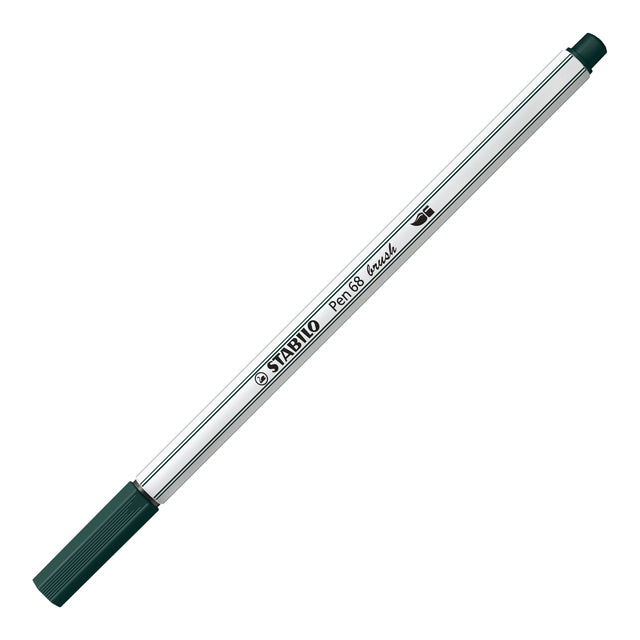 Stabilo - Pinselstift 568/63 Earth Green | 10 Stücke