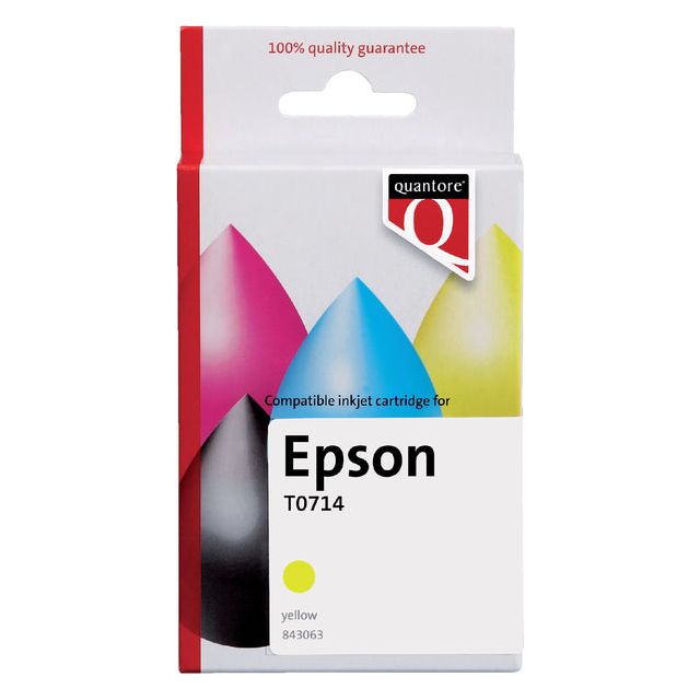 Quantore - Inkcartridge Epson T071440 jaune | 1 pièce | 20 morceaux