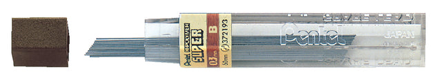 Pentel - stylo crayon 0,3 mm noir par tube b | 12 pièces