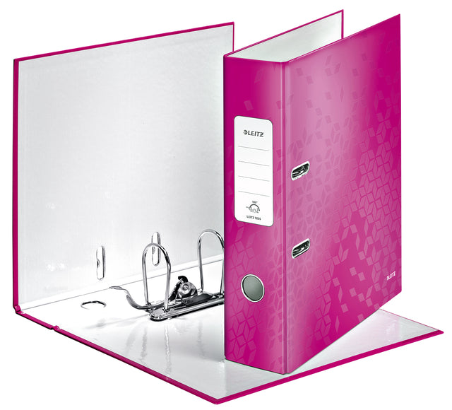 Leitz - Wow Ordner Pink, dos de 8,0 cm