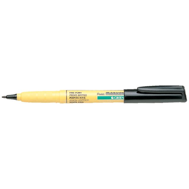 Pentel - Filt Stift NM10 Textile Round Black 1mm