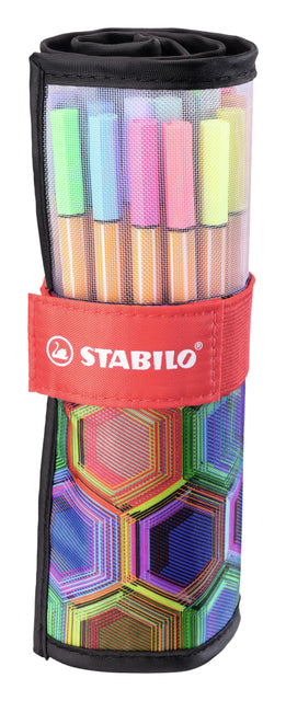 Stabilo - Fineliner point 88/25 etui zw f assorti