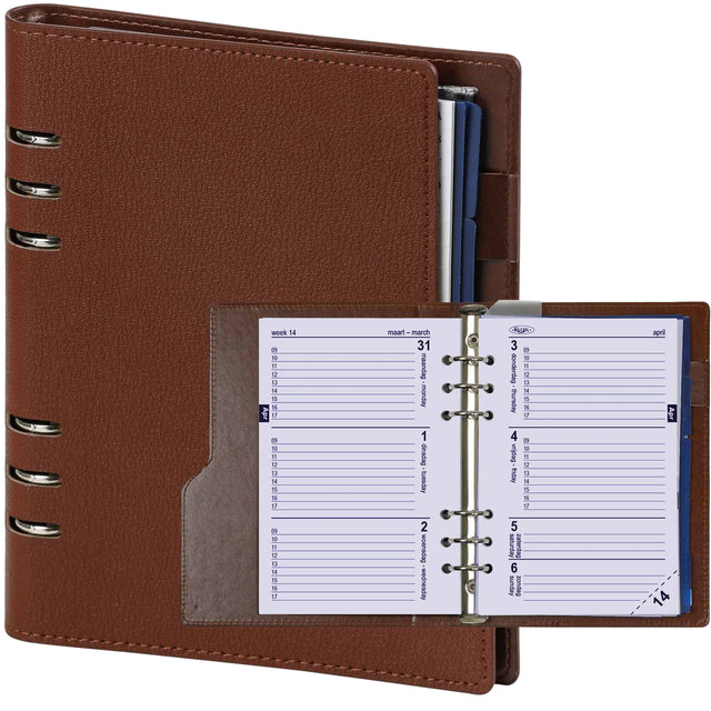 Kalpa - Organizer  clipbook a5 + agenda 22-23 bruin