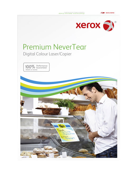 Xerox - Nevertear A4 Polyester 120micron blanc 100 peau