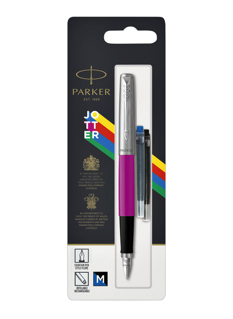 Parker - Jotter Originals Fountain Pen, Magenta, auf Blister