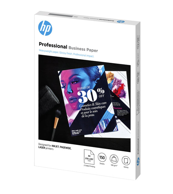 HP - Photopapier Laser 3vk91a A4 180gr Gloss White 150vel