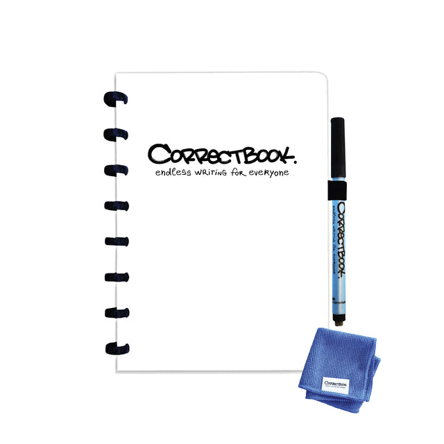 Correctbook - Notitieboek correctbook a5 blanco 40blz insp white