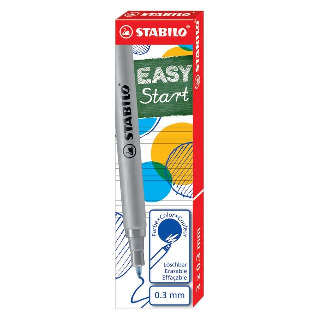 STABILO - Rollerpenvulling easyoriginal f 3st blauw