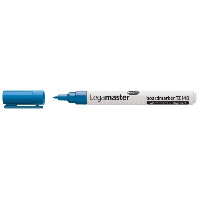 Legamaster - Viltstift  tz140 whiteb rond 1mm blauw | 10 stuks