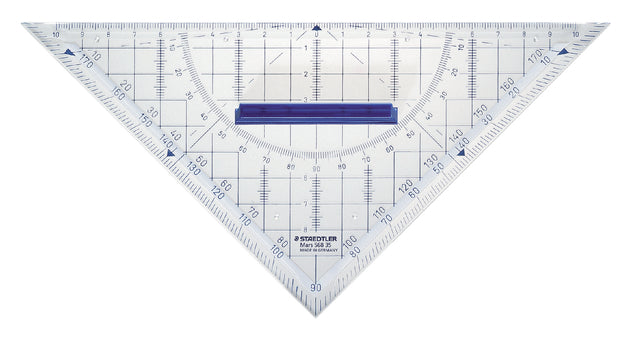 Staedtler - Geo Triangle 568 220 mm transparent | 10 pièces