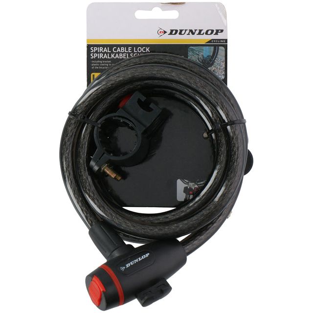 Dunlop - Lock en spirale avec clé noire