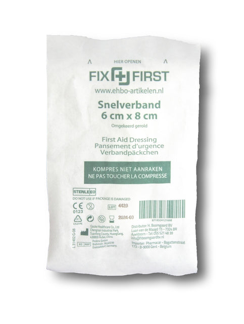 Fixfirst - Schnellverbände rollte 6x8cm 10 Stück