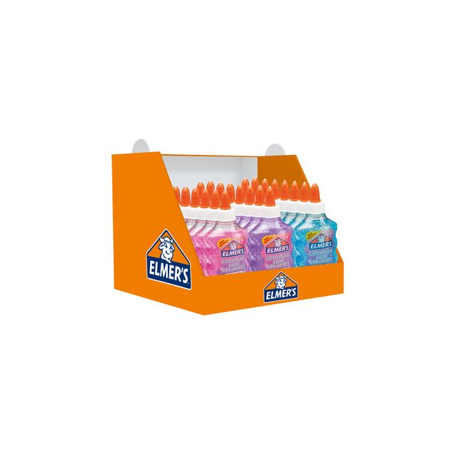 Kinderkleber Elmers Glitter Pink/ Purpur/ Blue Assorti