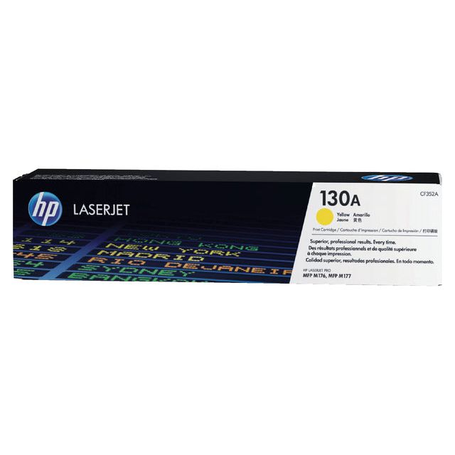 HP - Toner 130a, 1 000 pages, OEM CF352A, Geel