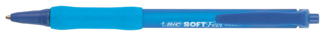 Bic - Balpen bic soft feel clic m blauw | 12 stuks