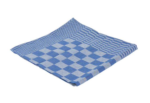 CleanInQ - Geschirrtuchblock Marine 65x65cm Blau | 16 Stücke