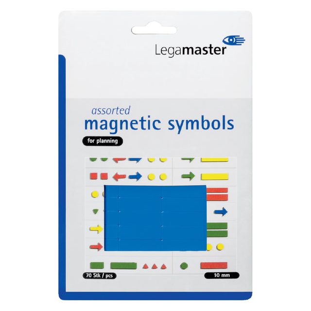 Magnet Legamaster Symboles 10 mm Blue Assorti