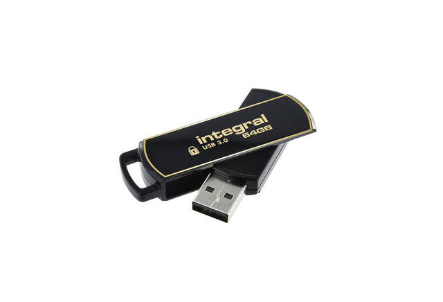 Integral - 360 Secure USB 3.0 stick, 64 GB