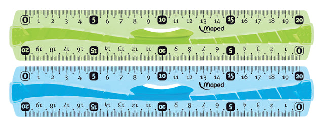 Maped - decimeterlat Flex dubbele decimeter, 20 cm