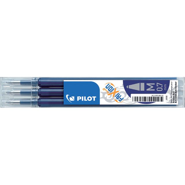 Pilot - Füllung für Frixions Ball und Frixion Ball Clicker Black -blue, Box mit 3 Teilen